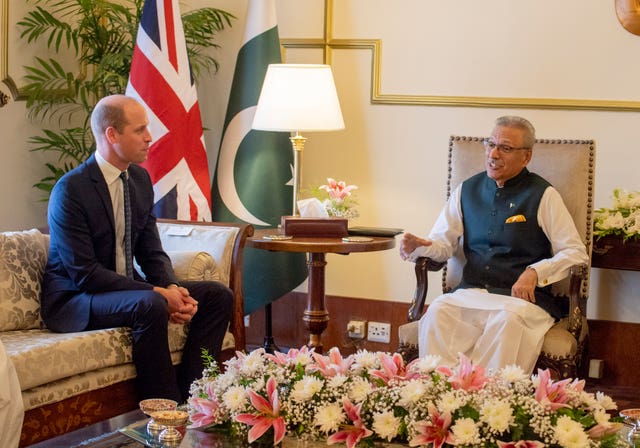 Royal visit to Pakistan