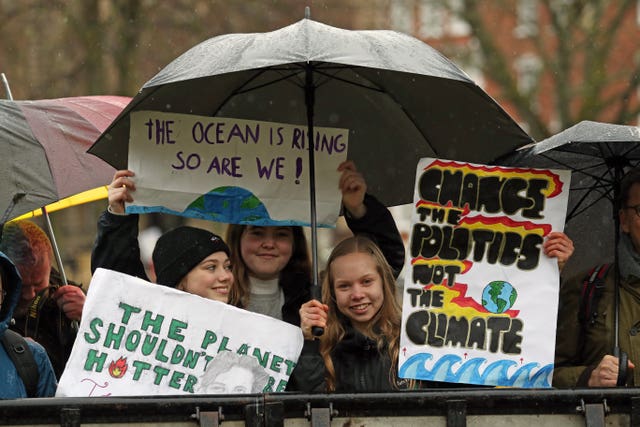 Climate protest in Bristol
