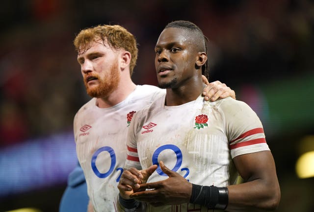 Ollie Chessum, left, and Maro Itoje