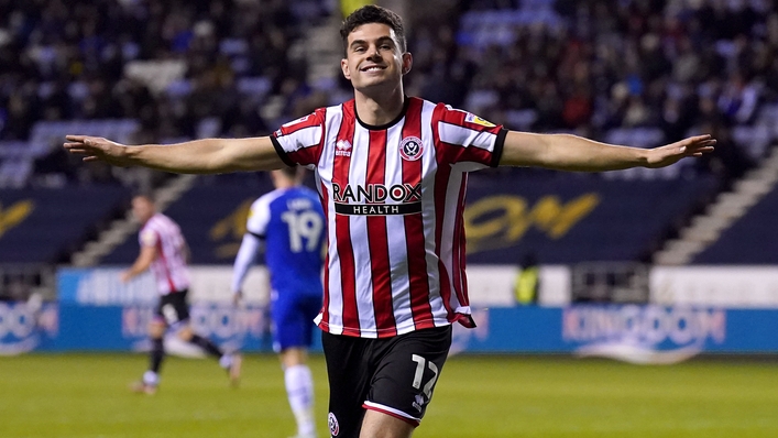 John Egan scored for Sheffield United (Tim Goode/PA)