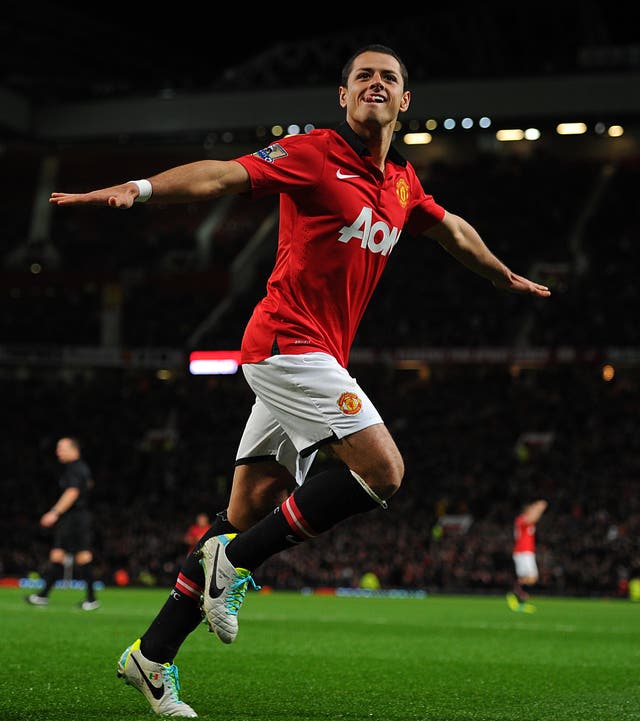 Manchester United's Javier Hernandez scored a late winner against Stoke