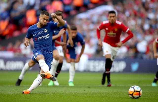Eden Hazard settled the last FA Cup meeting between Chelsea and Manchester United