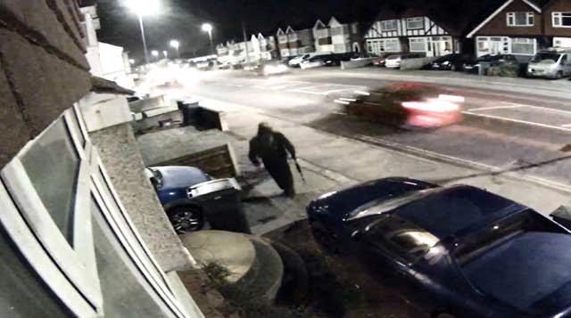 CCTV of Craig Savage leaving the house in St Leonard's