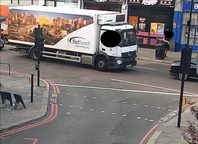 A CCTV image of the vehicle 