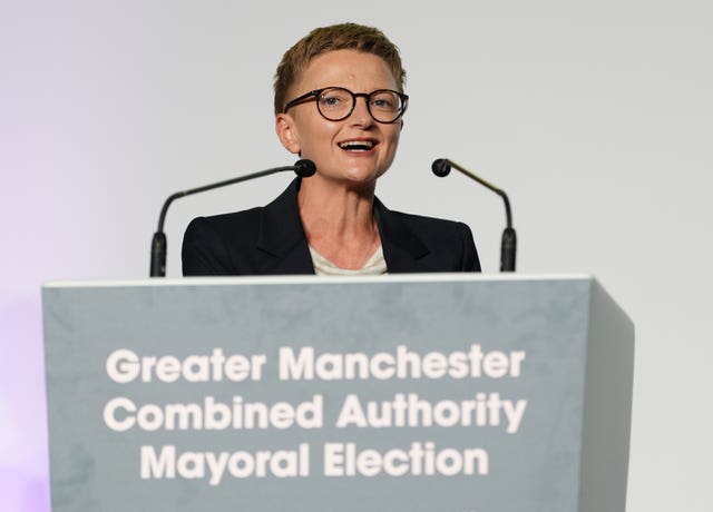 Greater Manchester Mayor Bev Craig 
