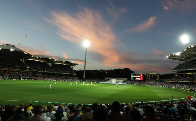 General view during day one of the second Ashes Test at the Adelaide Oval