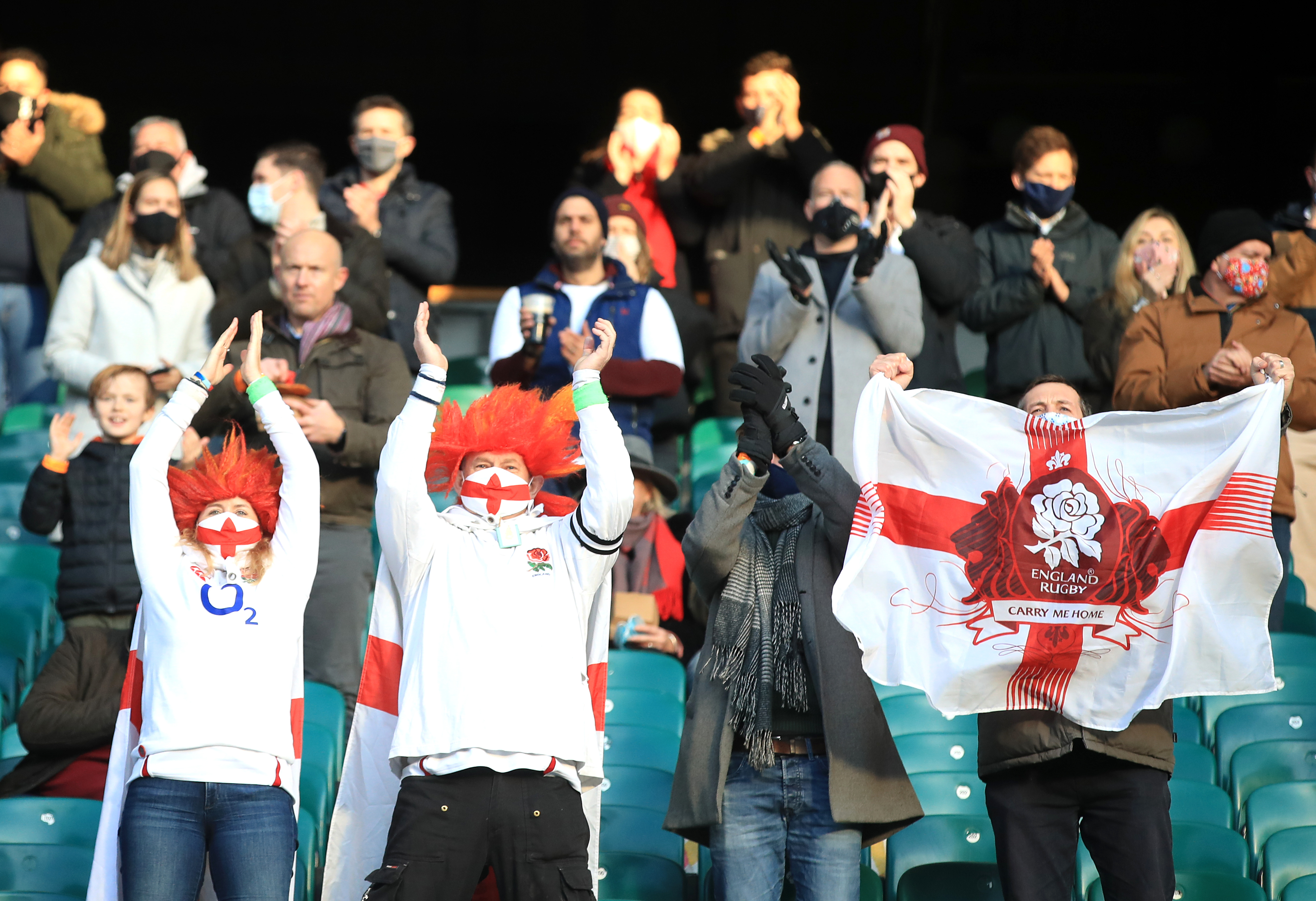 England Fans Return As Twickenham Welcomes Supporters For Final Against France Bt Sport