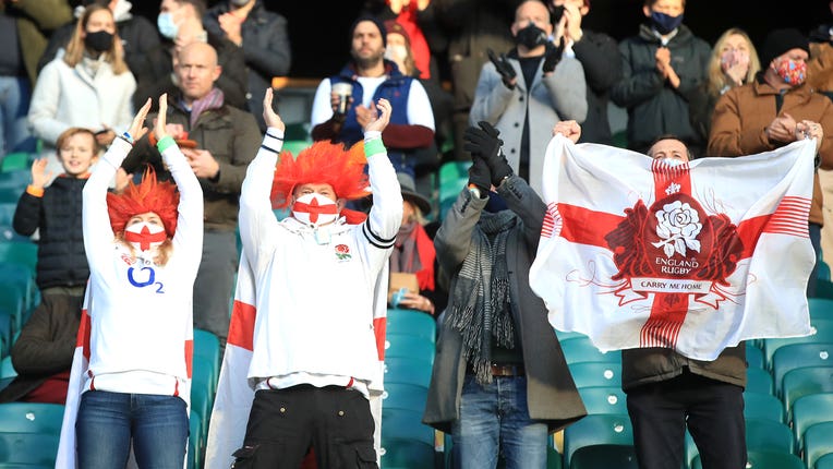 England Fans Return As Twickenham Welcomes Supporters For Final Against France Bt Sport