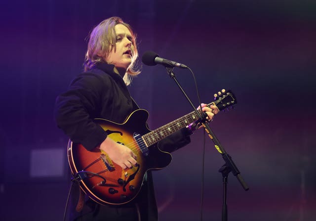 Lewis Capaldi on stage