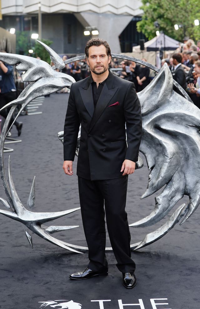 Henry Cavill attends The Witcher series three premiere after announcing exit