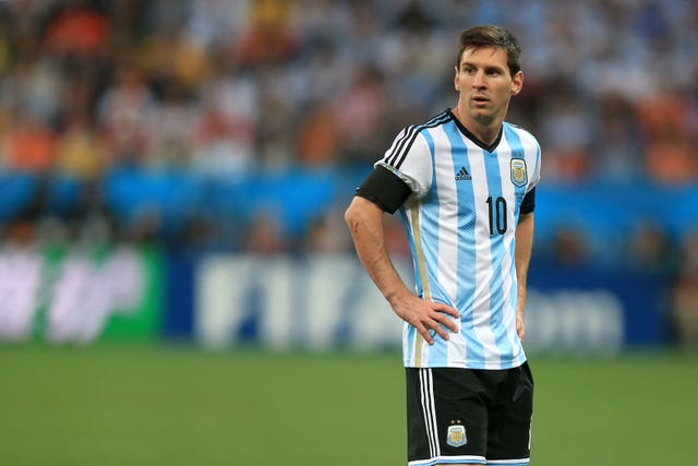 Argentina’s Lionel Messi during the 2014 World Cup semi-final