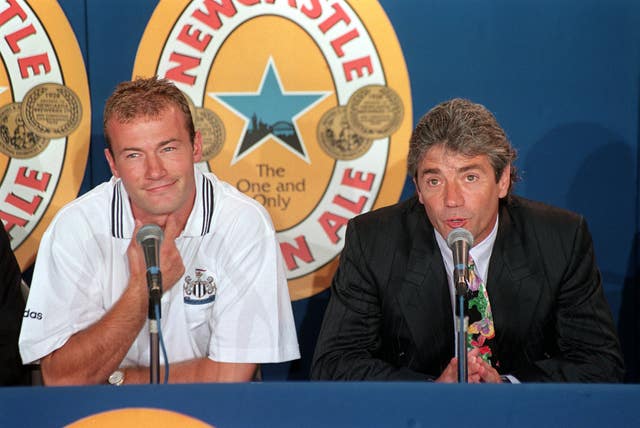 Kevin Keegan and Alan Shearer
