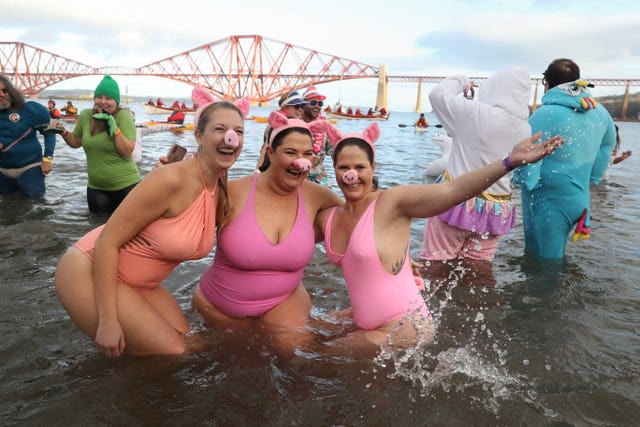 The Loony Dook in South Queensferry