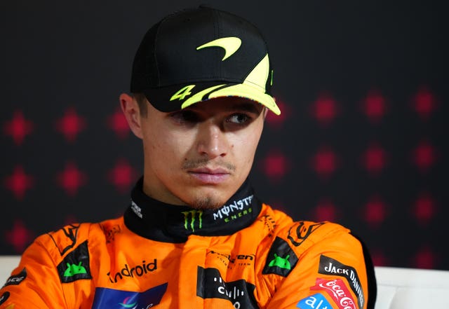 Lando Norris after the finished third at the British Grand Prix 
