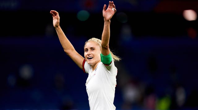 Steph Houghton was on target when England played the United States in March
