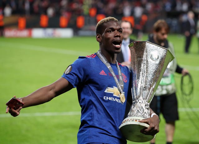Paul Pogba scored in the Europa League final five years ago - United's last trophy
