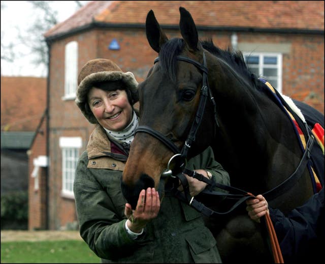 Henrietta Knight with the brilliant Best Mate