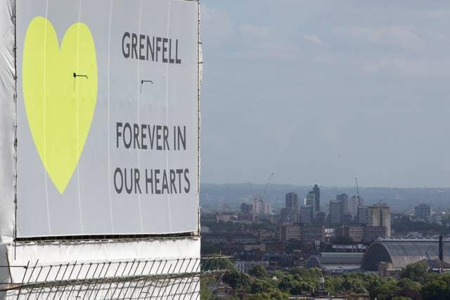 Tower block fire in London