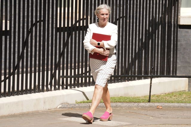 Tory former cabinet minister Nadine Dorries (Stefan Rousseau/PA)