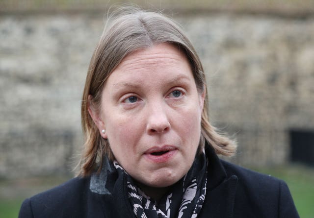 A close-up of Tracey Crouch 