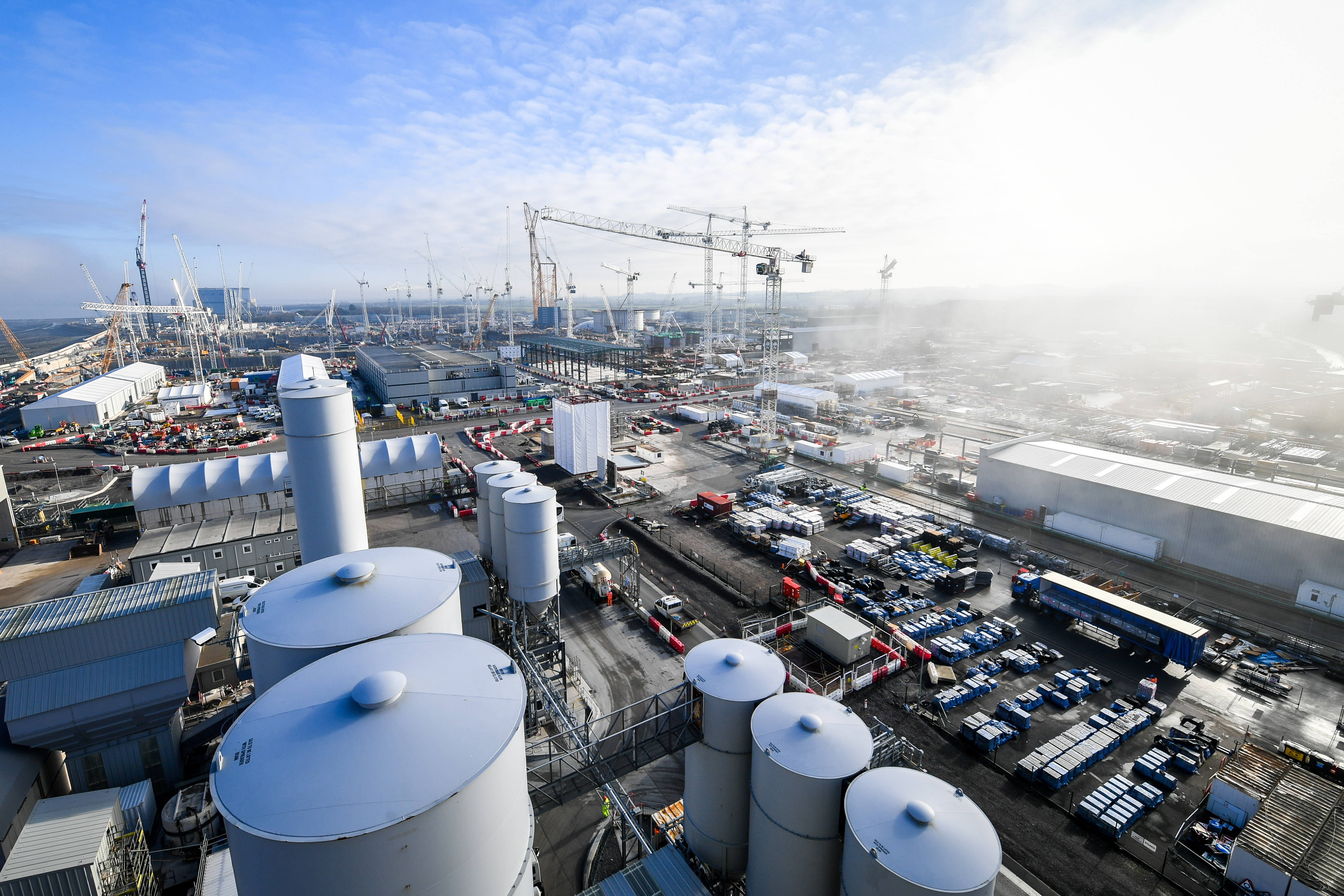 Latest Images Show Progress At Hinkley Point C Nuclear Power Station ...