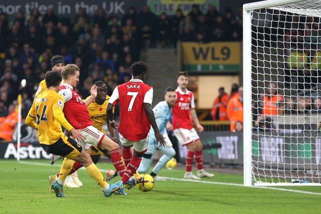 Martin Odegaard taps in the opener 