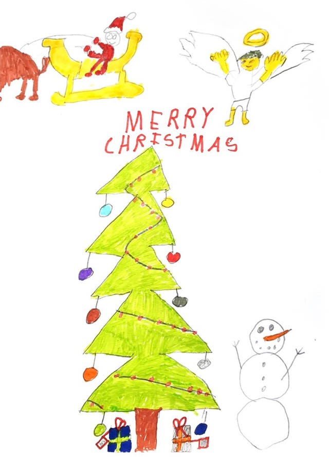 Jeremy Corbyn Christmas card design