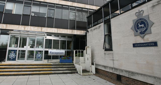 A general view of the headquarters of Hertfordshire Police