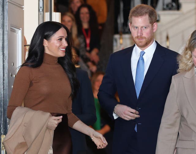 Duke and Duchess of Sussex visit to Canada House