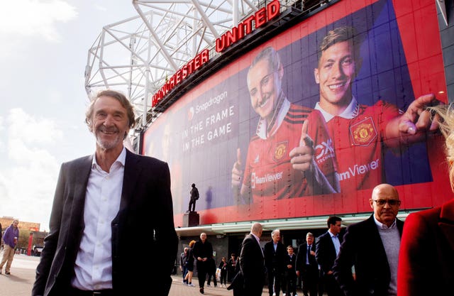 Sir Jim Ratcliffe visited Old Trafford in March