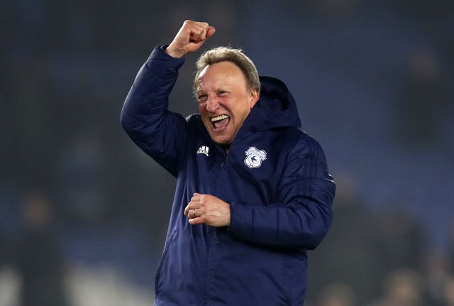 Warnock's most recent stint in the dugout was at Cardiff (Andrew Matthews/PA).