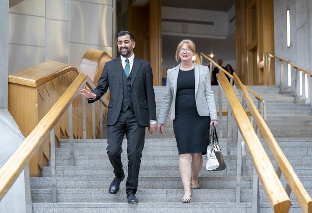 Humza Yousaf and Shona Robison