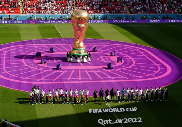 A football stadium in Qatar