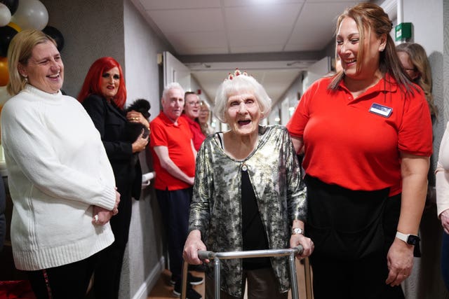 Molly Gillon 103 birthday