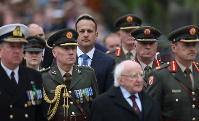 Leo Varadkar and Michael D Higgins