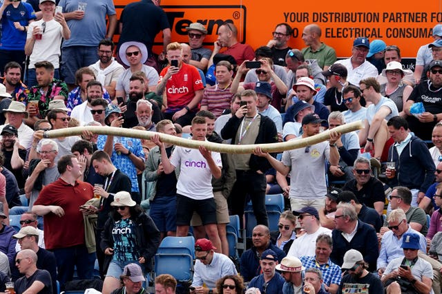 Australia's players were barracked by the Headingley crowd (Mike Egerton/PA)