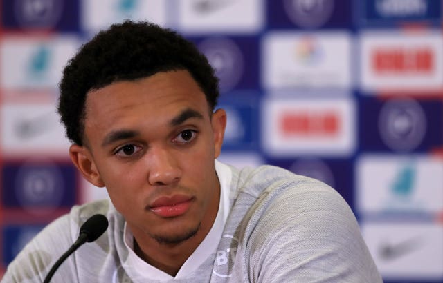 Trent Alexander-Arnold was on media duty ahead of England's next set of Euro qualifiers