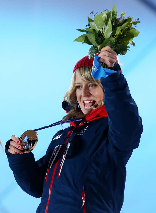 Jones with her historic medal (Andrew Milligan/PA).