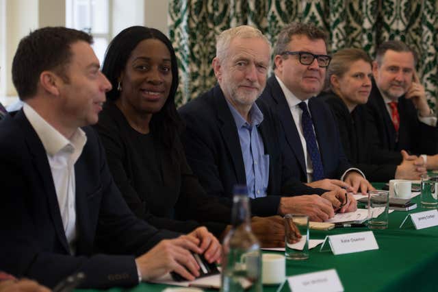 Kate Osamor with Jeremy Corbyn 