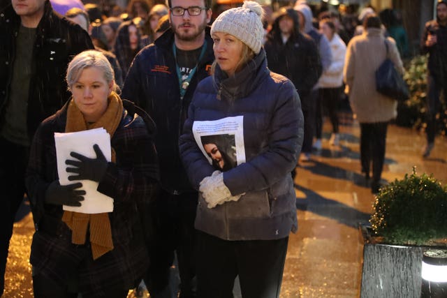 Libby Squire vigil 