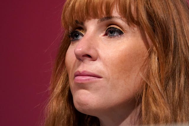 Angela Rayner (Gareth Fuller/PA)