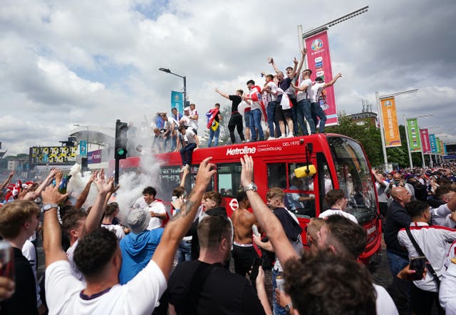 There was widespread disorder at last year's Euro 2020 final at Wembley
