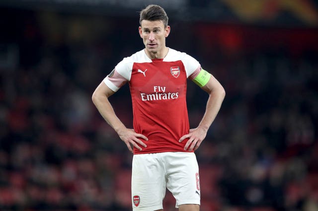 Laurent Koscielny played his first game in seven months as Arsenal beat Qarabag in their final group game.