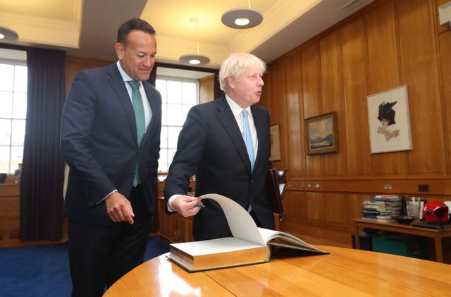 Boris Johnson visit to Ireland