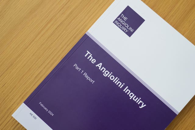 The cover of The Angiolini Inquiry, Part 1 Report 