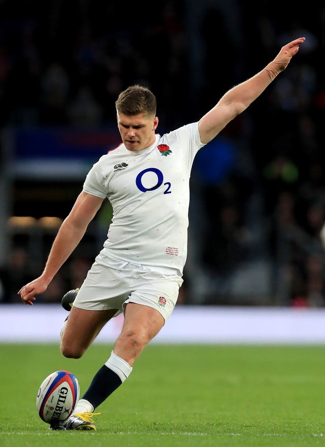 Owen Farrell looks set to captain England at the World Cup