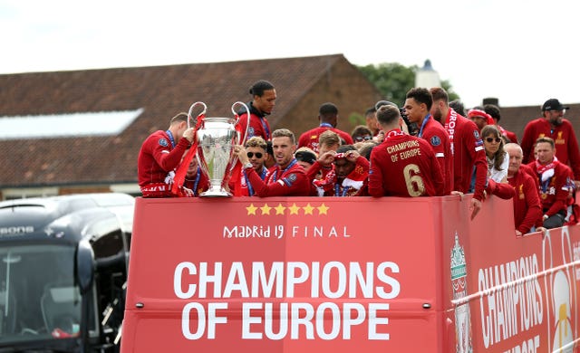 Liverpool Champions League Winners Parade