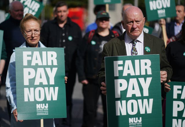 NUJ members strike at Reach publications