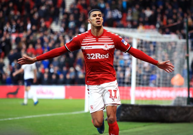 Ashley Fletcher celebrates his goal