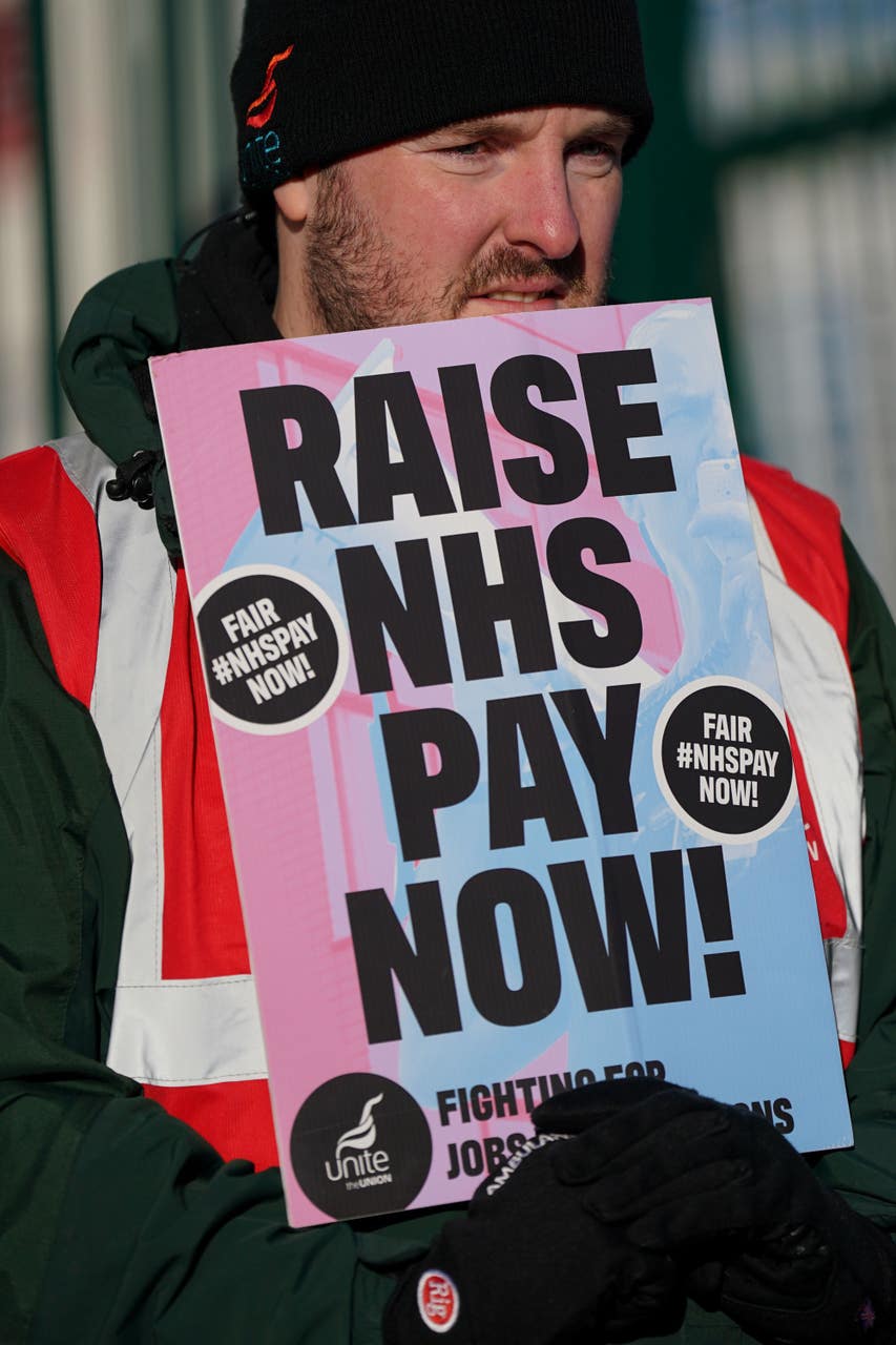 ‘We’re on our knees’ nurses on picket lines in biggest NHS strike